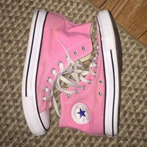 Pink Converse High-Tops